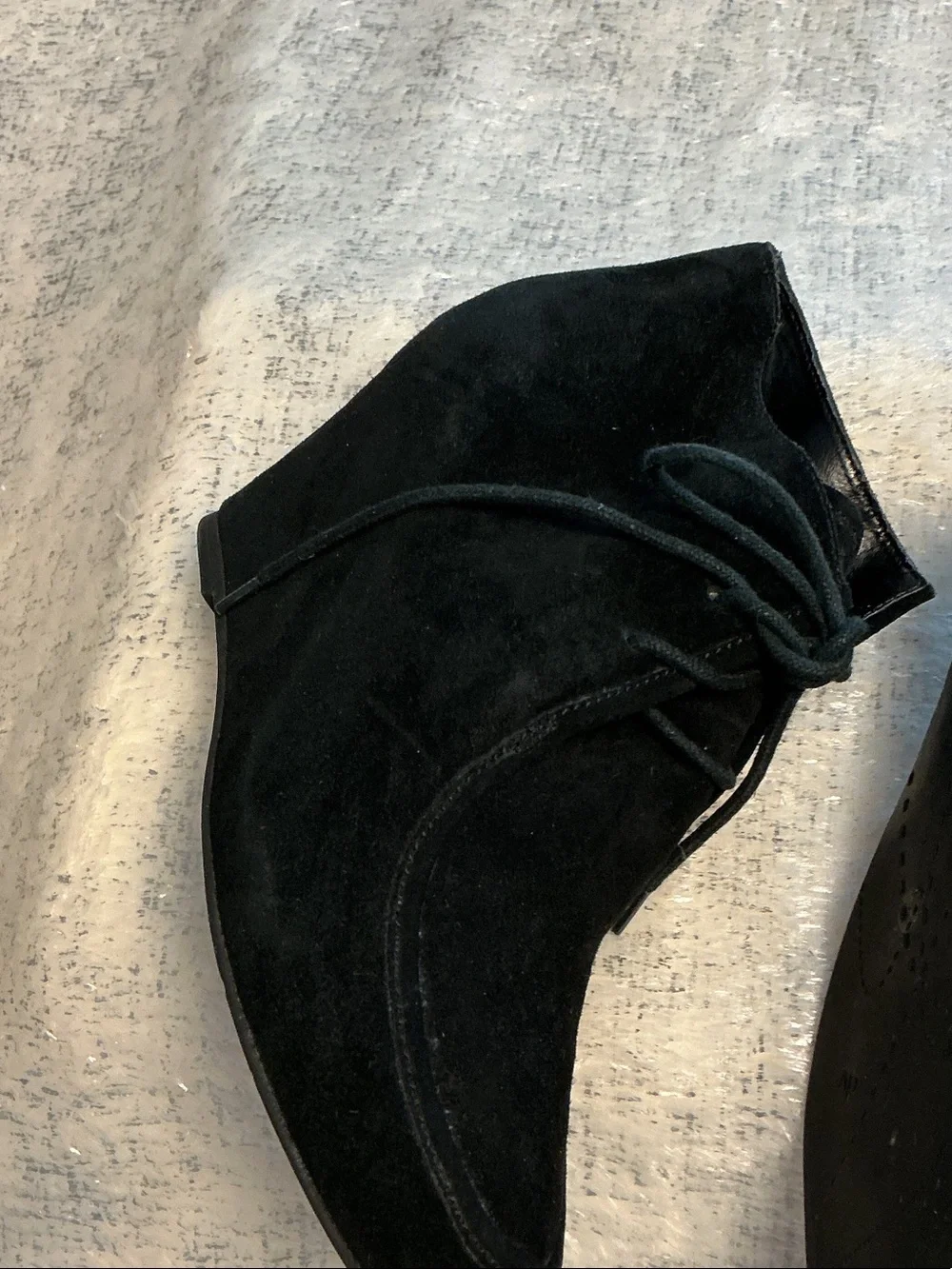Dolce Vita Black Suede Ankle Booties